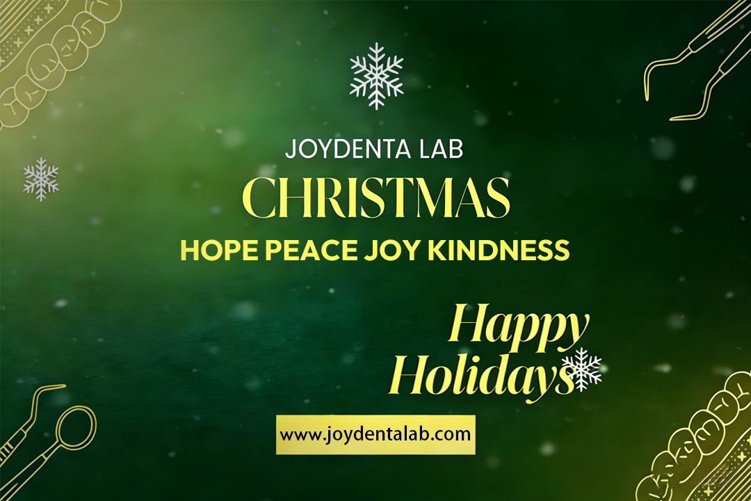 Laatste bedrijfsblogs Kerstboodschap van joydentalab. Precision Dental Lab Partner Worldwide.